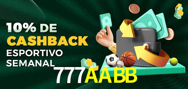 10% de bônus de cashback na 777AABB